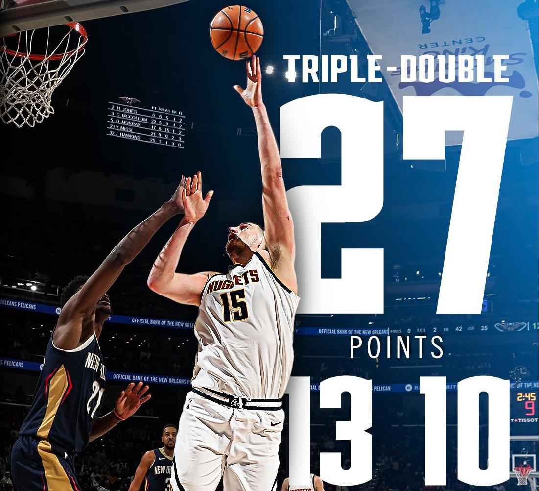 掘金逆转鹈鹕，伦纳德制霸全场