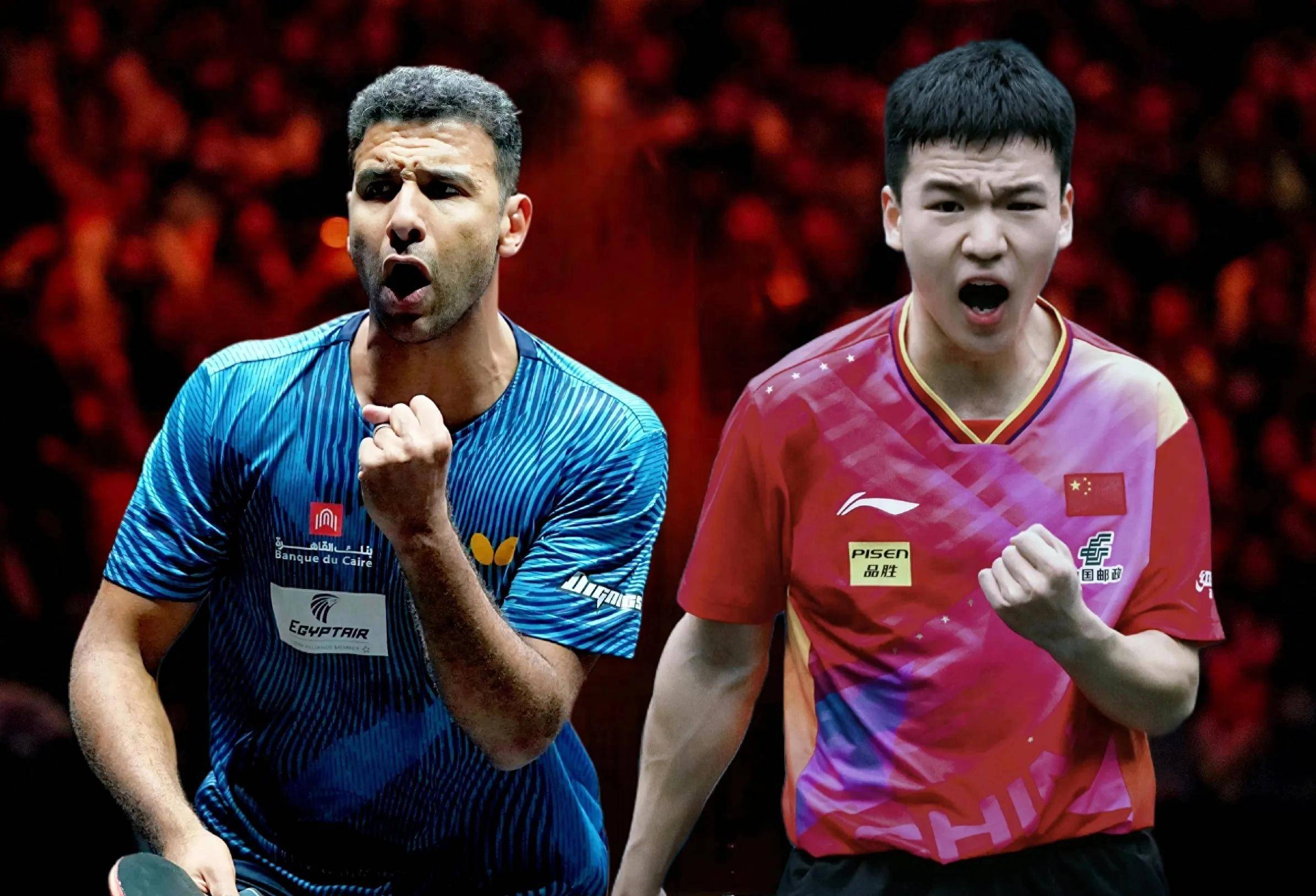 中国乒乓球队鏖战德国乒乓球队，奥恰洛夫关键制胜