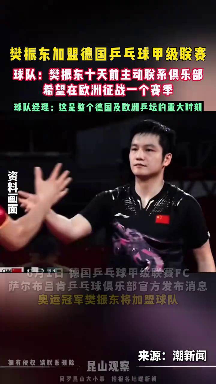 关于法国乒乓球队碾压德国乒乓球队，樊振东打破历史纪录的信息
